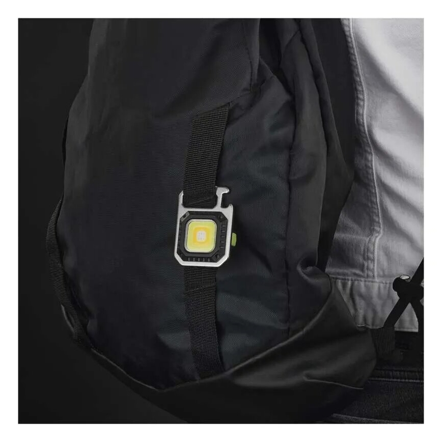 Uzlādējams LED lukturis ar USB, 3,7 V, IP44, 750 lm, 400 mAh