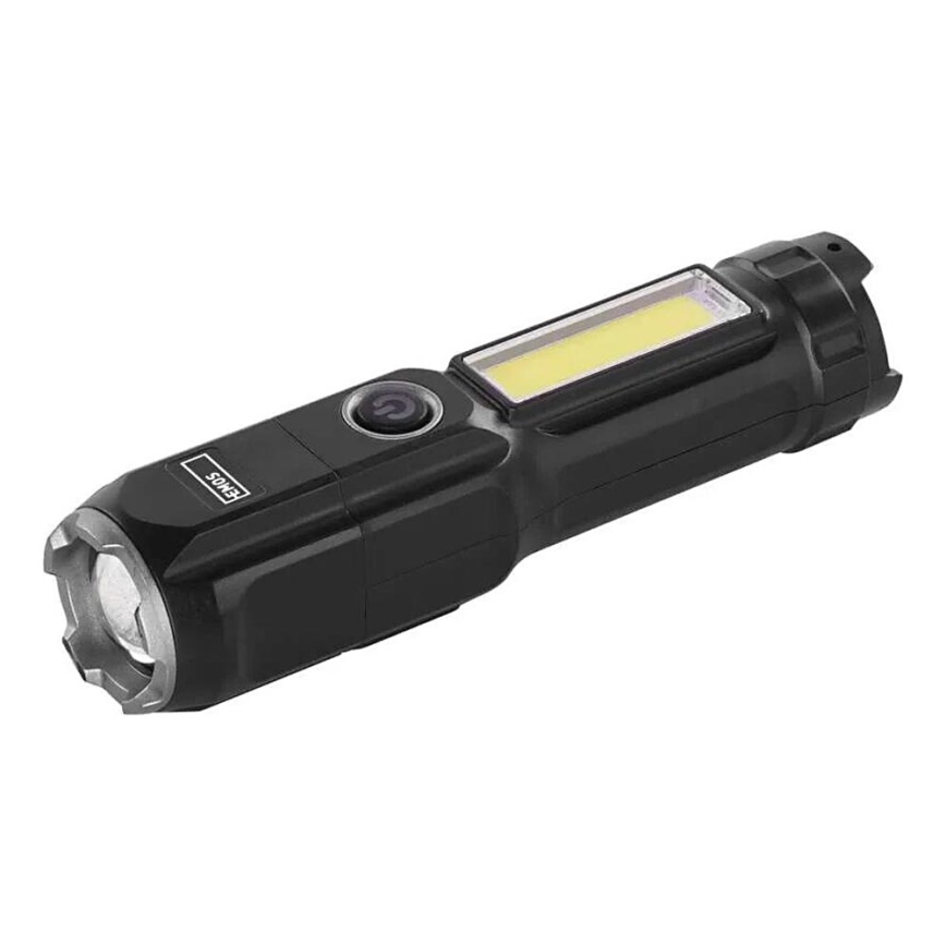 LED Uzlādējams lukturis LED/USB/3,7V IP44 150 lm 1200mAh
