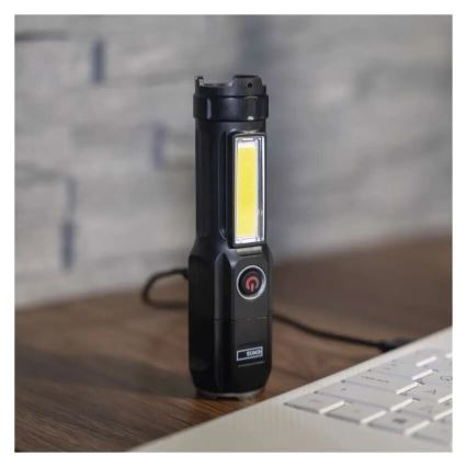LED Uzlādējams lukturis LED/USB/3,7V IP44 150 lm 1200mAh