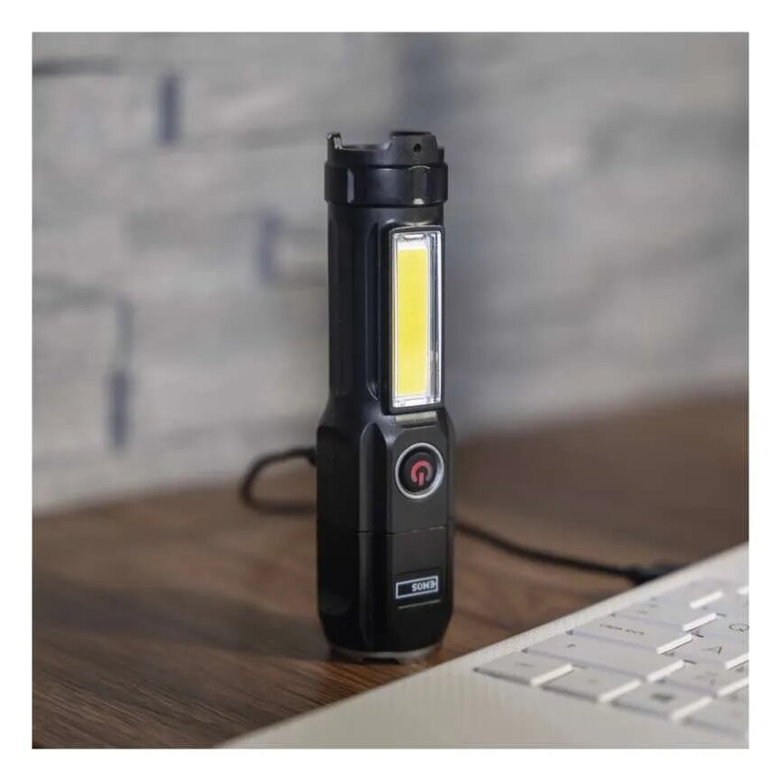 LED Uzlādējams lukturis LED/USB/3,7V IP44 150 lm 1200mAh