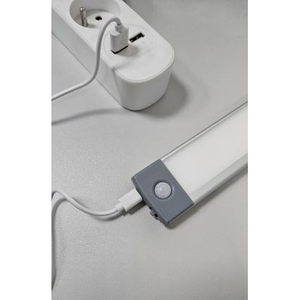 LED Uzlādējams mēbeļu apgaismojums ar sensoru LED/2,5W/5V USB 800 mAh 4200K 32,5 cm