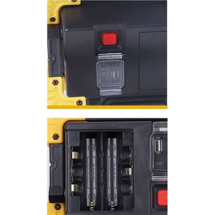 LED Uzlādējams prožektors LED/10W/4000 mAh 3xAA