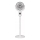 LED uzlādējams ventilators uz statīva ar LED apgaismojumu LED/4,8W/5V USB 7200 mAh balts + tālvadības pults