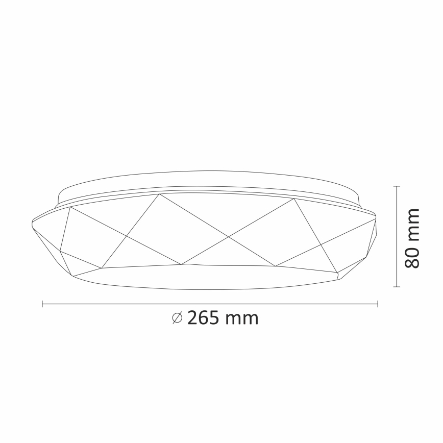 LED vannas istabas griestu gaismeklis GALAXY LED/12W/230V