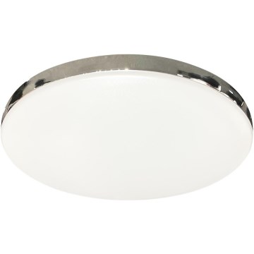LED vannas istabas griestu gaismeklis MAYA LED/15W/230V Ø 33 cm IP44 spīdīgs hroms