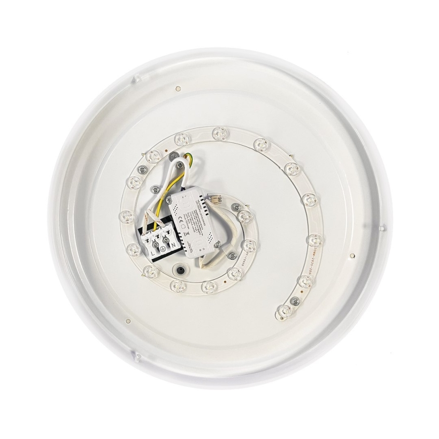 LED vannas istabas griestu gaismeklis MAYA LED/15W/230V Ø 33 cm IP44 spīdīgs hroms