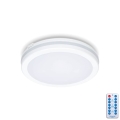 LED Vannas istabas griestu lampa ar sensoru LED/12W/230V 3000/4000/6500K IP65 d. 20 cm balta + tālvadības pults