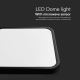 LED Vannas istabas griestu lampa ar sensoru LED/18W/230V 4000K IP44 melna + tālvadības pults