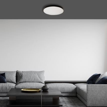 LED Vannas istabas griestu lampa ar sensoru MAYA LED/13W/230V d. 33 cm IP44 melna