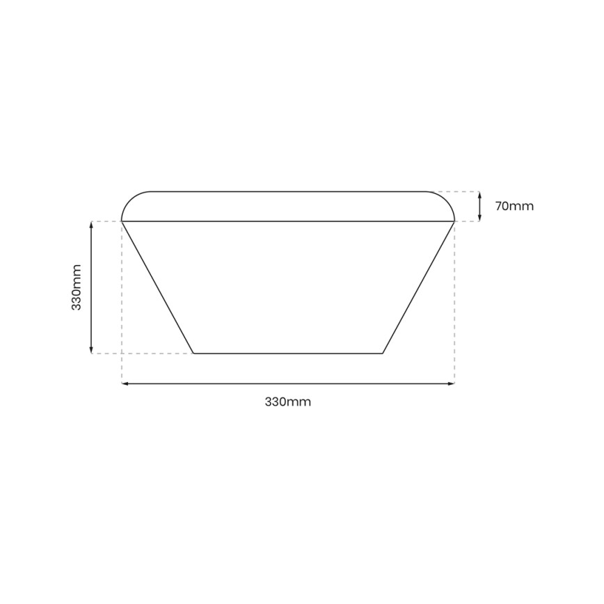 LED Vannas istabas griestu lampa ar sensoru NEMO LED/16W/230V IP44 melna