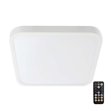 LED Vannas istabas griestu lampa ar sensoru SAMSUNG CHIP LED/18W/230V IP44 4000K 29x29 cm balta + tālvadības pults