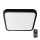 LED Vannas istabas griestu lampa ar sensoru SAMSUNG CHIP LED/18W/230V IP44 4000K 29x29 cm melna + tālvadības pults