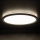 LED Vannas istabas griestu lampa AZPO LED/11,8W/230V d. 22,5 cm IP54 melna