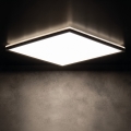 LED Vannas istabas griestu lampa AZPO LED/12,3W/230V IP54 melna