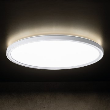 LED Vannas istabas griestu lampa AZPO LED/18,5W/230V d. 29 cm IP54 balta