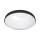 LED Vannas istabas griestu lampa CIRCLE LED/12W/230V 4000K d. 25 cm IP44 melna