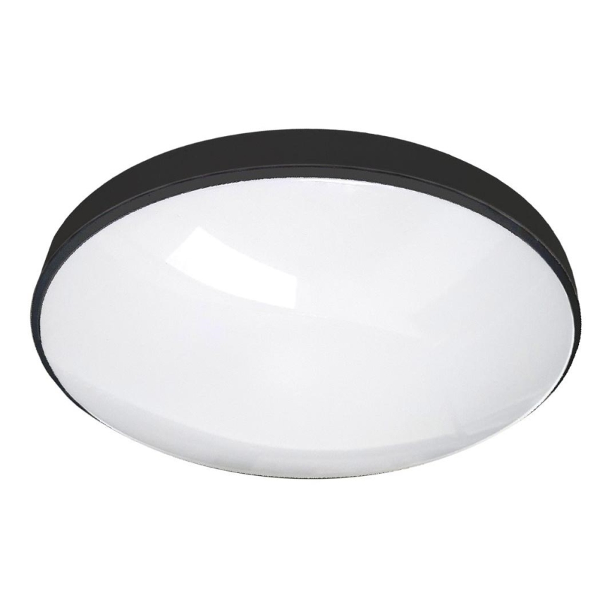 LED Vannas istabas griestu lampa CIRCLE LED/36W/230V 4000K d. 45 cm IP44 melna