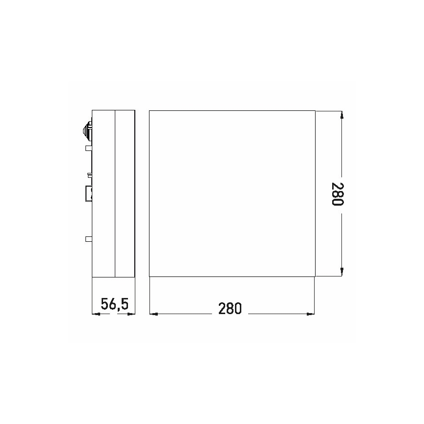 LED vannas istabas griestu lampa LED/18W/230V 3000/4000/6000K 28x28 cm IP44