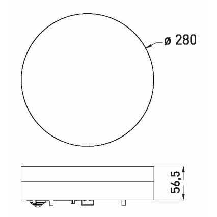 LED Vannas istabas griestu lampa LED/18W/230V 3000/4000/6000K d. 28 cm IP44