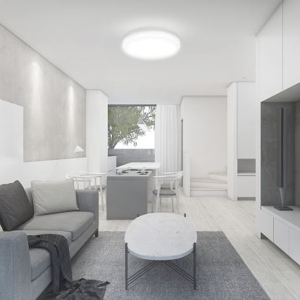 LED Vannas istabas griestu lampa LED/18W/230V 4000K IP44 d. 22,5 cm balta