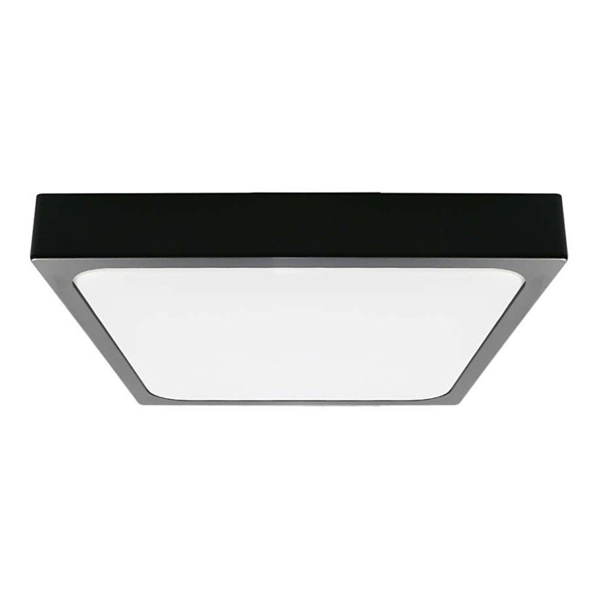 LED Vannas istabas griestu lampa LED/30W/230V 4000K IP44 42x42 cm melna