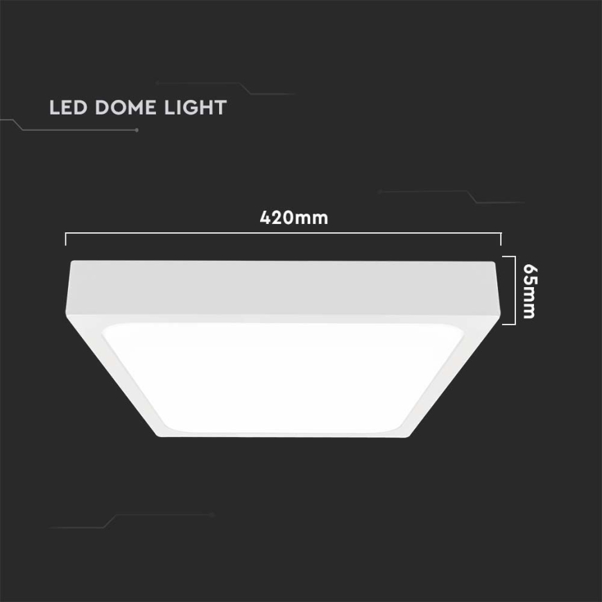 LED Vannas istabas griestu lampa LED/30W/230V 6500K IP44 balta