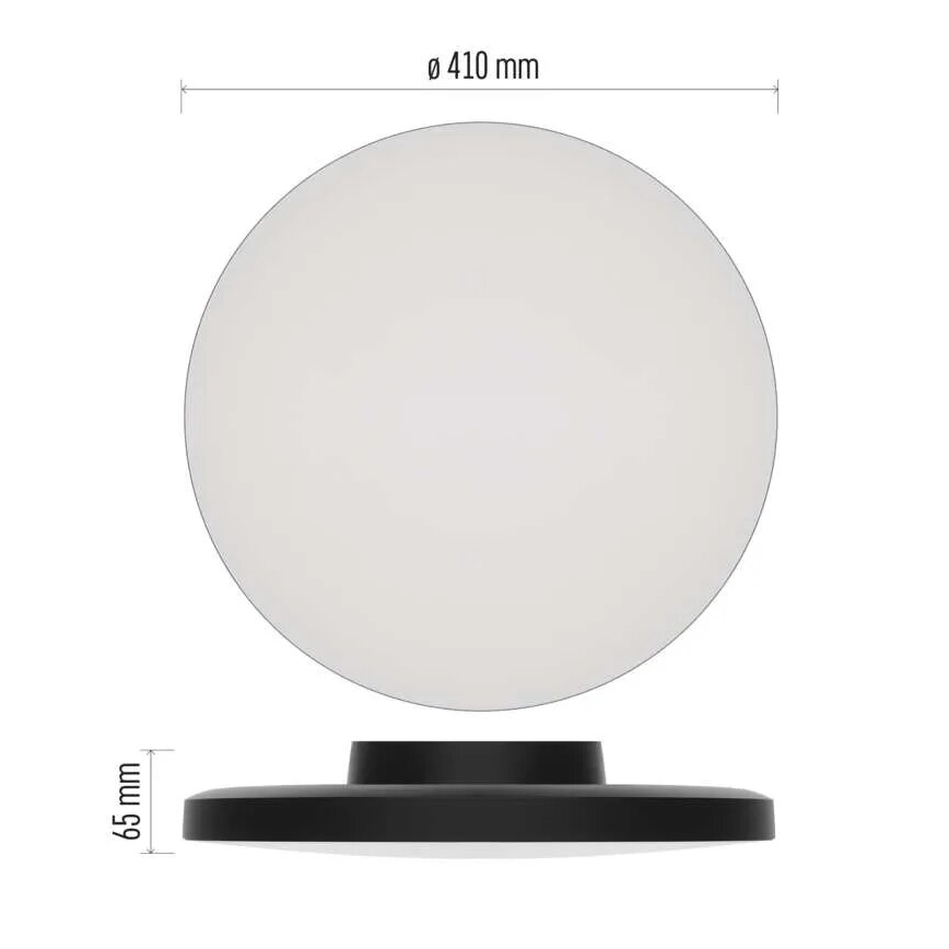 LED Vannas istabas griestu lampa LED/32W/230V 3000/4000/5700K IP55 melna