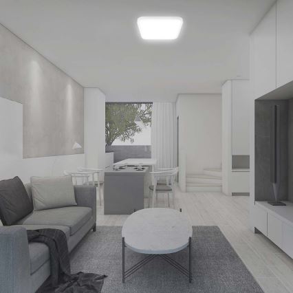 LED Vannas istabas griestu lampa LED/48W/230V 6500K IP44 42x42 cm balta