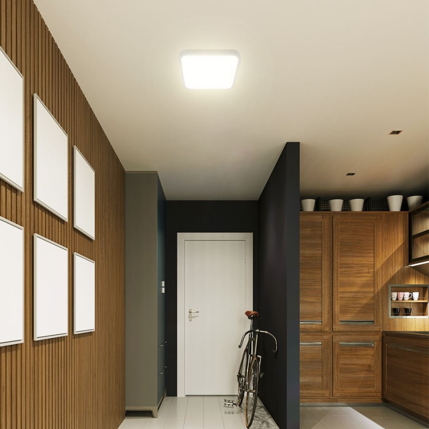 LED Vannas istabas griestu lampa SAMSUNG CHIP LED/48W/230V IP44 4000K 42x42 cm balta
