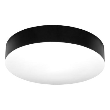 LED Vannas istabas griestu lampa MAKARON LED/50W/230V 3000/4000/6000K d. 50 cm IP44 melna
