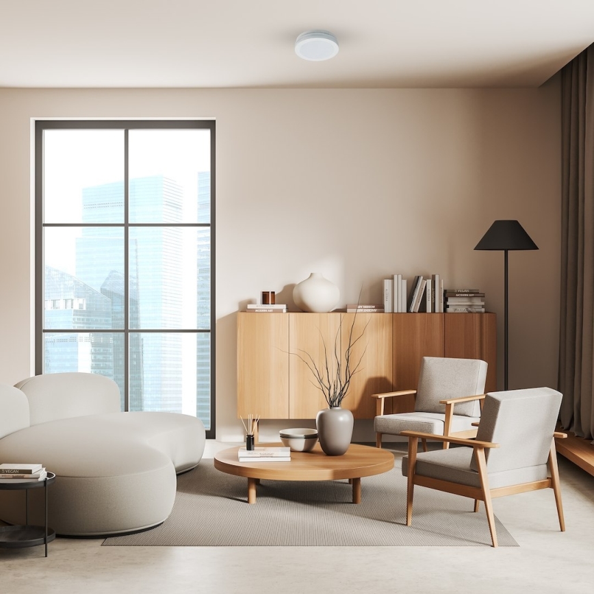 LED vannas istabas griestu lampa MARLON LED/12W/230V Ø 18 cm IP54 balta