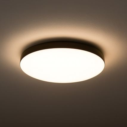 LED Vannas istabas griestu lampa MAYA LED/15W/230V d. 33 cm IP44 melna