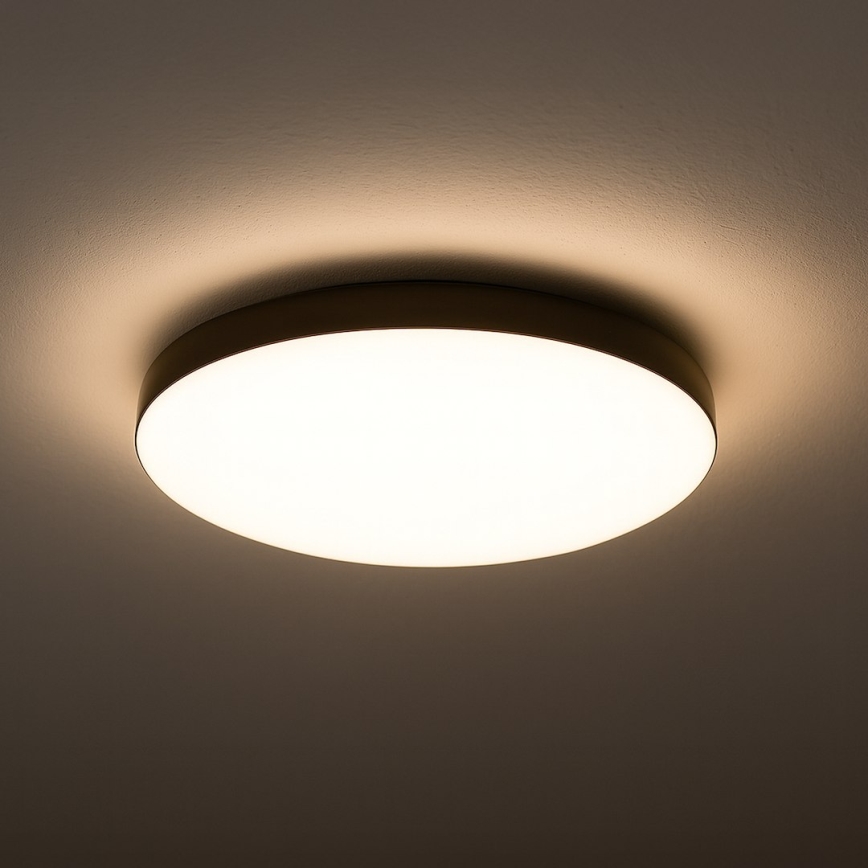 LED Vannas istabas griestu lampa MAYA LED/15W/230V d. 33 cm IP44 melna