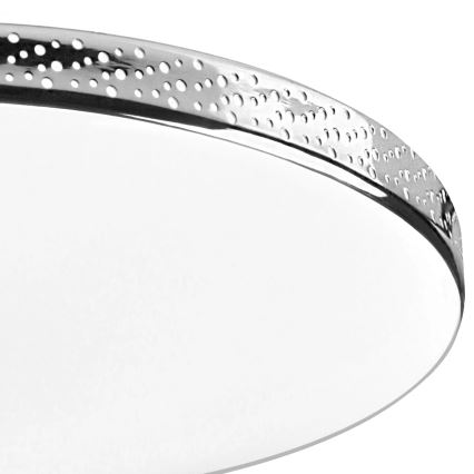 LED Vannas istabas griestu lampa MOON LED/18W/230V spīdīgi hromēts IP44