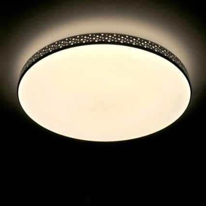 LED vannas istabas griestu lampa MOON LED/18W/230V melna IP44