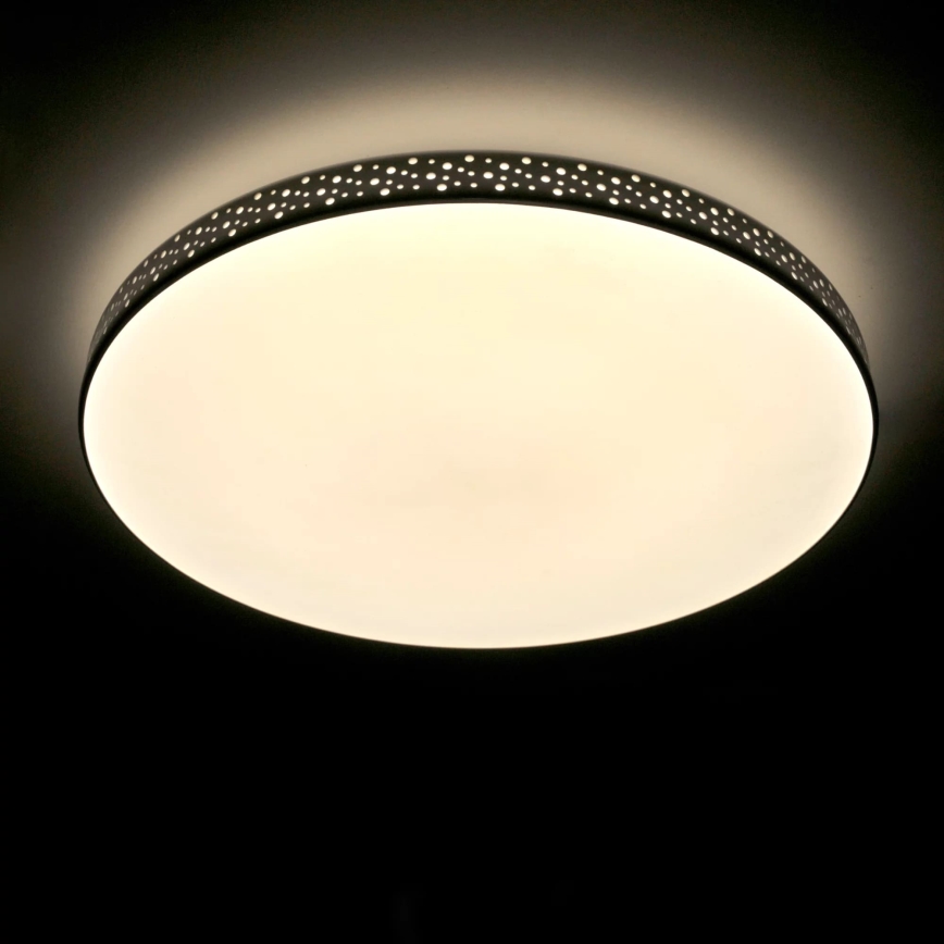 LED vannas istabas griestu lampa MOON LED/18W/230V melna IP44
