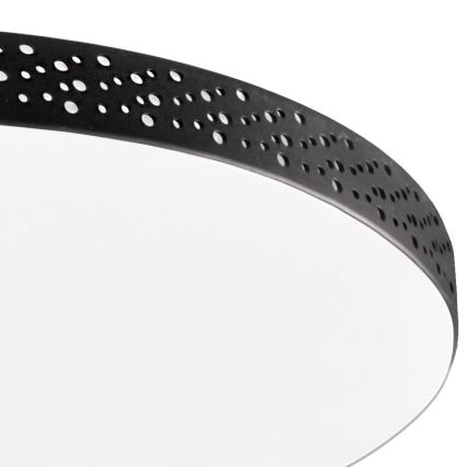 LED vannas istabas griestu lampa MOON LED/18W/230V melna IP44