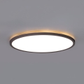 LED Vannas istabas griestu lampa NIVERA LED/12W/230V IP54 3000/4000/6000K d. 22,5 cm melna