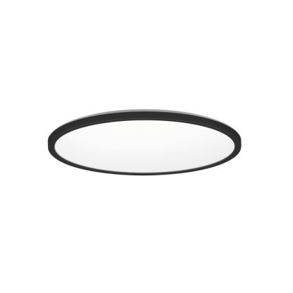 LED Vannas istabas griestu lampa NIVERA LED/12W/230V IP54 3000/4000/6000K d. 22,5 cm melna