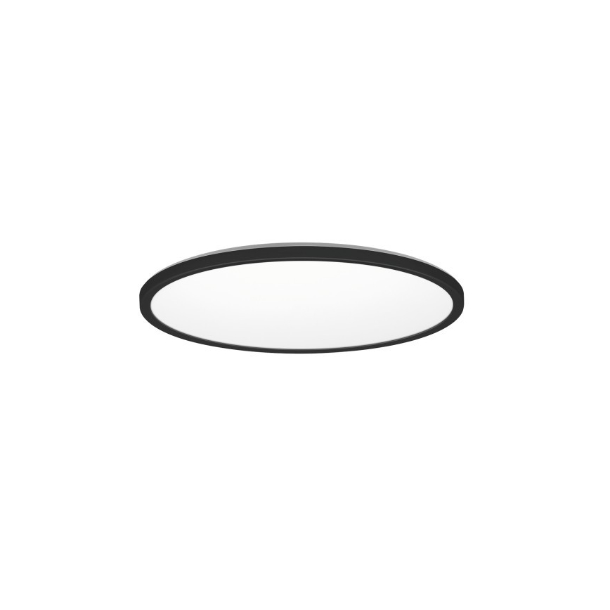 LED Vannas istabas griestu lampa NIVERA LED/12W/230V IP54 3000/4000/6000K d. 22,5 cm melna