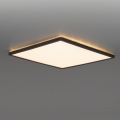 LED Vannas istabas griestu lampa NIVERA LED/18W/230V IP54 3000/4000/6000K 30x30 cm melna