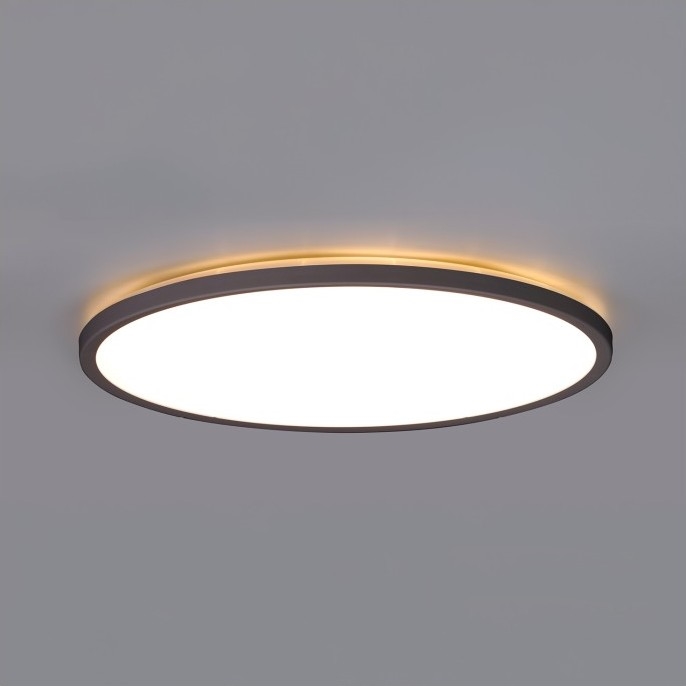 LED Vannas istabas griestu lampa NIVERA LED/18W/230V IP54 3000/4000/6000K d. 30 cm melna
