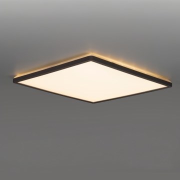 LED Vannas istabas griestu lampa NIVERA LED/24W/230V IP54 3000/4000/6000K 30x30 cm melna