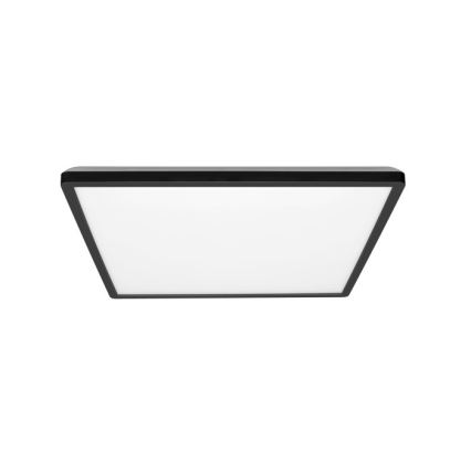 LED Vannas istabas griestu lampa NIVERA LED/24W/230V IP54 3000/4000/6000K 30x30 cm melna