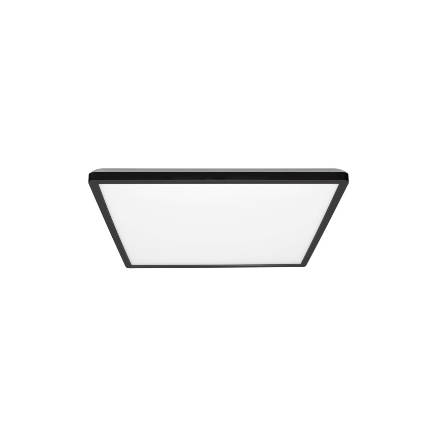 LED Vannas istabas griestu lampa NIVERA LED/24W/230V IP54 3000/4000/6000K 30x30 cm melna