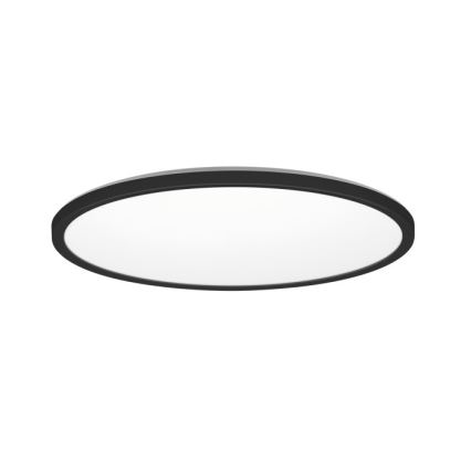 LED Vannas istabas griestu lampa NIVERA LED/24W/230V IP54 3000/4000/6000K d. 30 cm melna