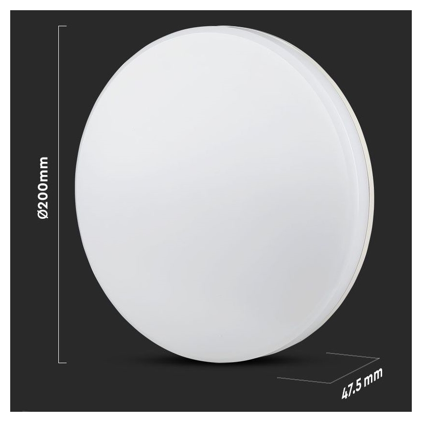 LED Vannas istabas griestu lampa SAMSUNG CHIP LED/15W/230V 20cm 3000K IP44