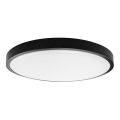 LED Vannas istabas griestu lampa SAMSUNG CHIP LED/18W/230V IP44 3000K d. 25 cm melna