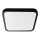 LED Vannas istabas griestu lampa SAMSUNG CHIP LED/18W/230V IP44 6500K 25x25 cm melna