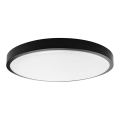 LED Vannas istabas griestu lampa SAMSUNG CHIP LED/24W/230V IP44 3000K d. 29 cm melna